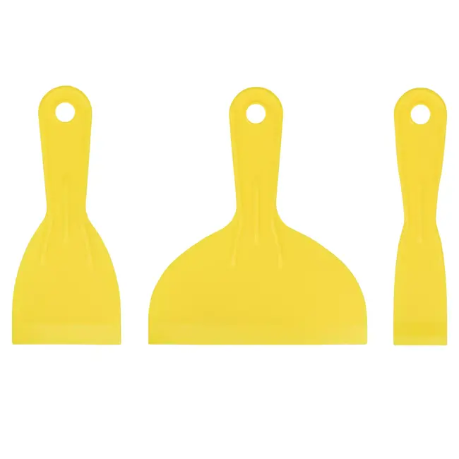 Benson Plamuurmessen set - Kunststof - 3 maten - Lichtgewicht - Duurzaam - 3-delig