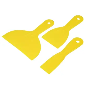 Benson Plamuurmessen set - Kunststof - 3 maten - Lichtgewicht - Duurzaam - 3-delig Benson Plamuurmessen set - Kunststof - 3 maten - Lichtgewicht - Duurzaam - 3-delig