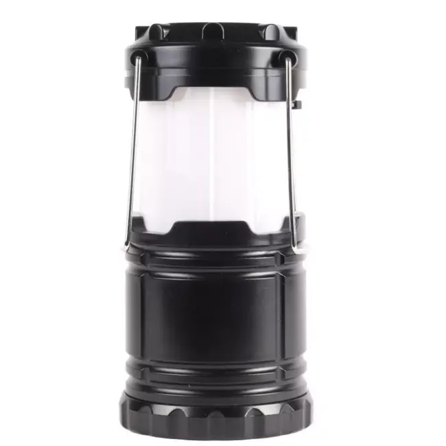 Benson Campinglamp - Flame effect - 2 in 1 - Ø 87 x 182 mm - Met dimmer en draagbeugel