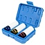 Hofftech Slag-krachtdop set - 17, 19, 21 mm - CrV staal - 3 stuks - kleurgecodeerd