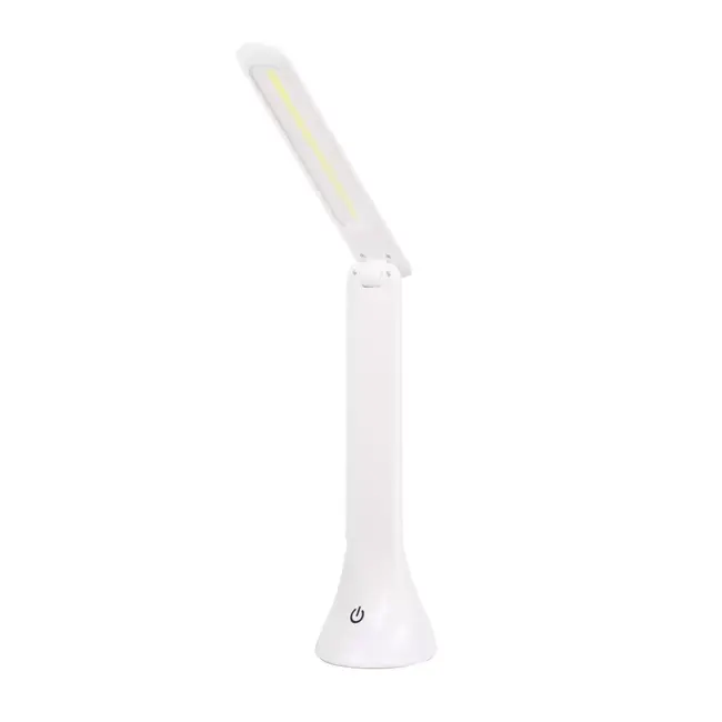 Benson Oplaadbare LED bureaulamp - 3 dimbare standen - compact - wit - 25 cm