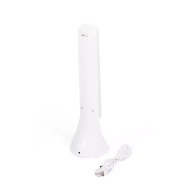 Benson Oplaadbare LED bureaulamp - 3 dimbare standen - compact - wit - 25 cm