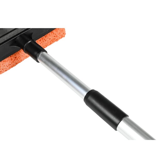 Benson Telescopische ramenwisser - Verstelbaar 45-75 cm - Rood - Streeploos schoonmaken