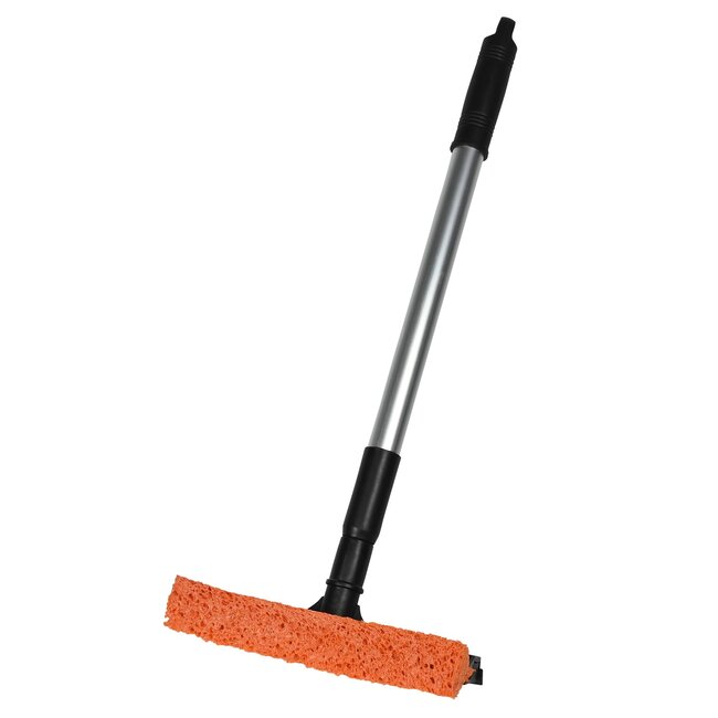 Benson Telescopische ramenwisser - Verstelbaar 45-75 cm - Rood - Streeploos schoonmaken