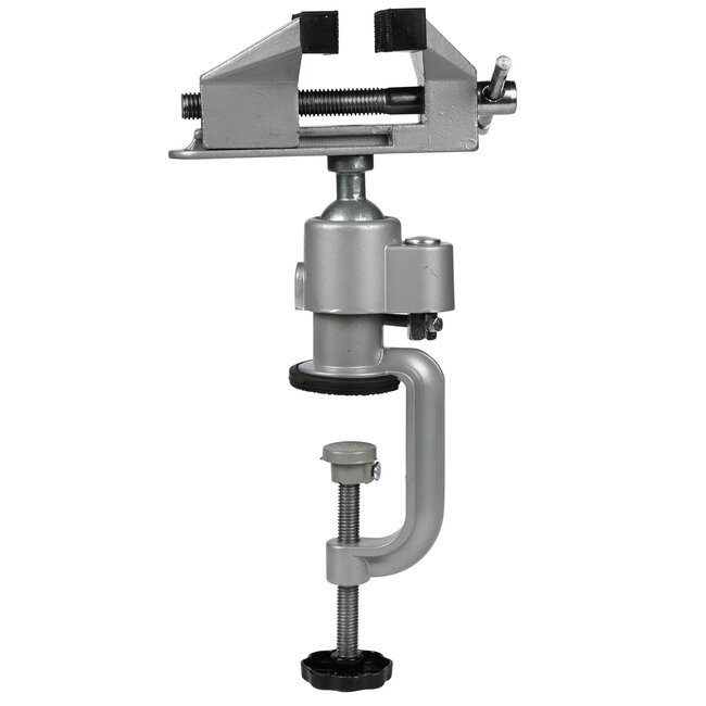 Benson Draaibare bankschroef met kogelgewricht - 50 mm - 360 graden - slijtvast aluminium