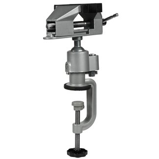 Benson Draaibare bankschroef met kogelgewricht - 50 mm - 360 graden - slijtvast aluminium Benson Draaibare bankschroef met kogelgewricht - 50 mm - 360 graden - slijtvast aluminium