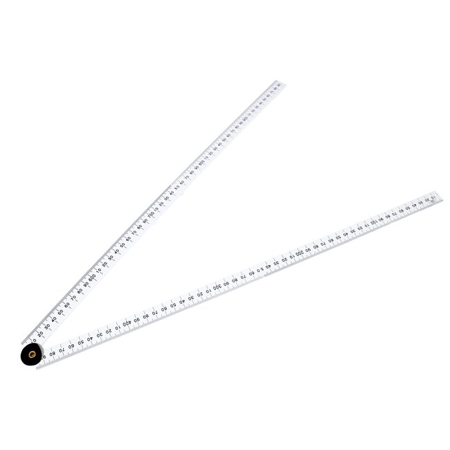 Benson Inklapbare duimstok - 1 meter - 4-delig - metrische schaal - plastic