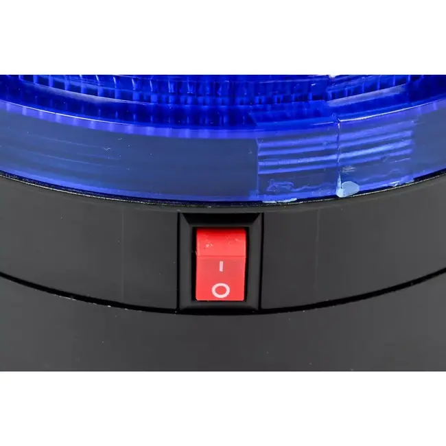 Benson LED flitslamp met magneet - 24 LED's - blauw licht - 2.4 watt