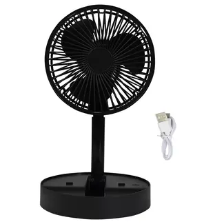 Benson Compacte USB Ventilator - 3 Windsnelheden - Draagbaar en Oplaadbaar