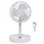 Benson Compacte USB Ventilator - 3 Windsnelheden - Draagbaar en Oplaadbaar - Wit