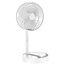Benson Compacte USB Ventilator - Benson - 3 Windsnelheden - Draagbaar en Oplaadbaar - Wit