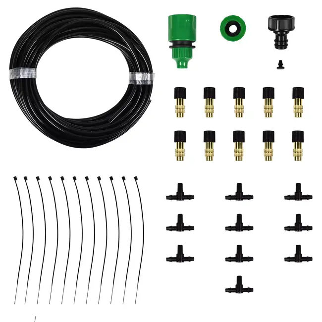 Benson Waternevel Koelsysteem - 34-delig - Verkoeling voor Terras en Tuin - 10 meter