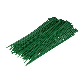 Benson 100-delige set groene kabelbinders - 3,6 x 200 mm - veelzijdig en duurzaam