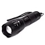Hofftech Veelzijdige tactische zaklamp - 5 standen - 260 lumen - zoomfunctie - robuuste behuizing
