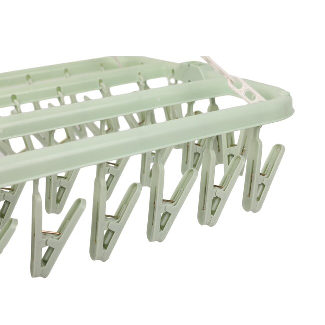 Benson Opvouwbare droogcarrousel - 32 knijpers - ideaal voor kleine ruimtes - compact en efficiënt