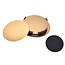 Benson Gouden RVS onderzetters - set van 6 - luxe en praktisch - 8,5 cm - met houder