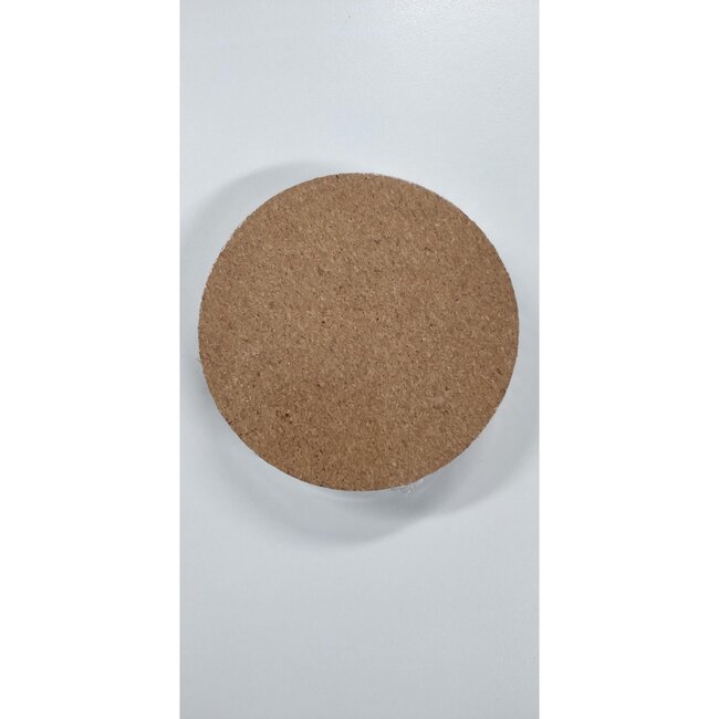 Benson Set van 6 kurken onderzetters - 10 cm diameter - voor glazen en bekers