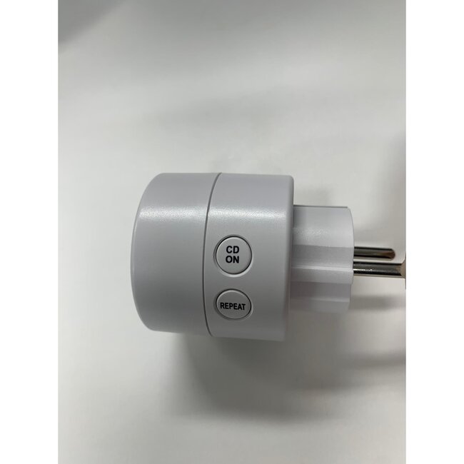 Benson Eenvoudige ronde tijdschakelaar - energiebeheer tot 2800W - programmeerbaar tot 9 uur