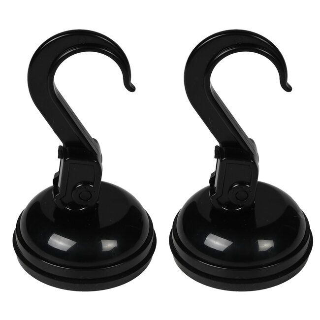 Benson Haak met zuignap - 55 mm - zwart - draagt tot 6 kg - per stuk