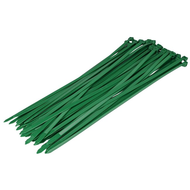 Hofftech Groene kabelbinders - 7,8 x 370 mm - 50 stuks - Duurzaam en betrouwbaar