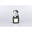 Hofftech Compacte sleutelhanger zaklamp - 380 lumen - oplaadbaar - met karabijnhaak - zwart