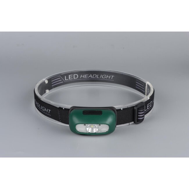 Hofftech Oplaadbare hoofdlamp - sensorfunctie - handsfree - groen