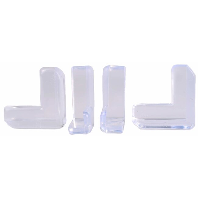 Benson Transparante hoekbeschermers - 90 graden - 4 stuks - kinderveiligheid - PVC en acryl