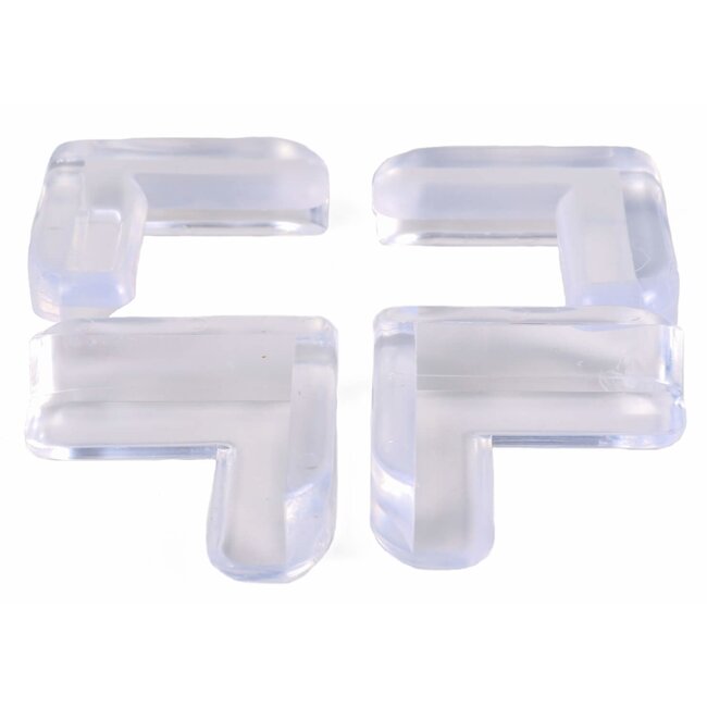 Benson Transparante hoekbeschermers - 90 graden - 4 stuks - kinderveiligheid - PVC en acryl