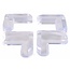 Benson Transparante hoekbeschermers - 90 graden - 4 stuks - kinderveiligheid - PVC en acryl