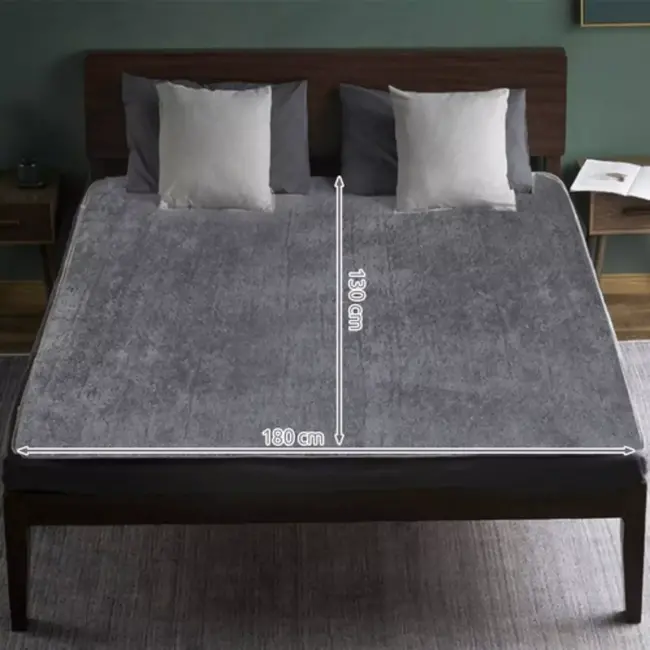 Malatec Elektrische Fleece Deken 180x130 cm met 6 Warmtestanden