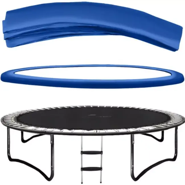 Malatec Spring Cover - Trampoline Beschermrand 244-252 cm - Blauw - UV-bestendig