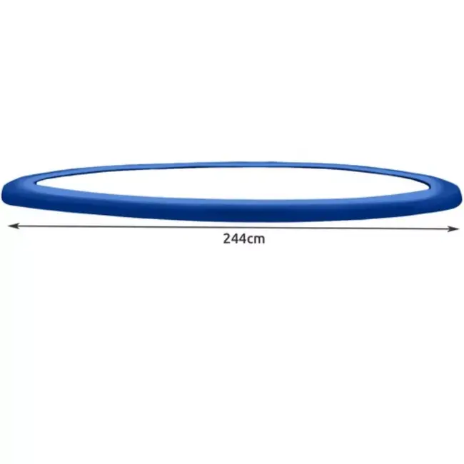 Malatec Spring Cover - Trampoline Beschermrand 244-252 cm - Blauw - UV-bestendig