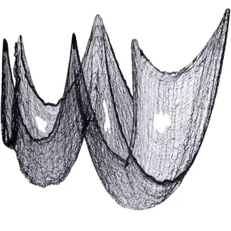 Malatec Kunstmatige Spinnenweb Decoratie - 198x76 cm - Realistisch & Groot