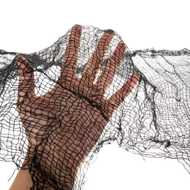 Malatec Kunstmatige Spinnenweb Decoratie - 198x76 cm - Realistisch & Groot