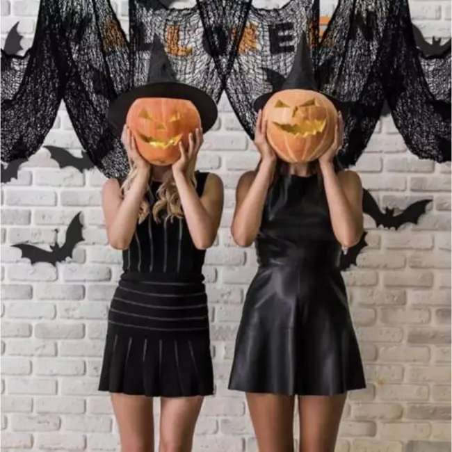 Malatec Kunstmatige Spinnenweb Decoratie - 198x76 cm - Realistisch & Groot