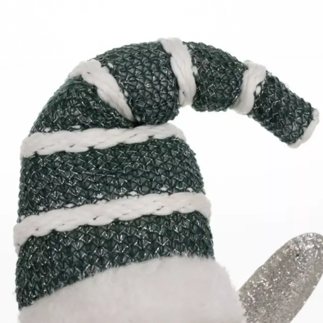 Ruhhy Zittende Kerstfee - 32 cm - Winterse Decoratie met Glitter Vleugels