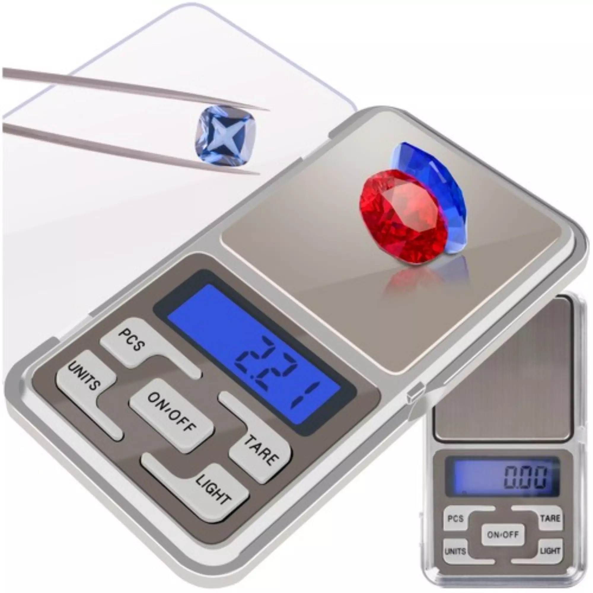 G&G MS-B G Precisieweegschaal met 200 g M1 kalibratiegewicht, 300 g/0,01 g, zakweegschaal, goudweegschaal, muntweegschaal