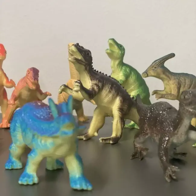 Kruzzel Dinosaurussen Figuren Set - 12 Stuks - Realistisch en Kleurrijk