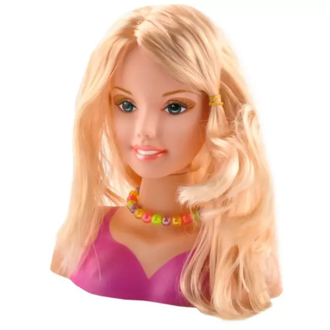 Kruzzel Kapsalon Hoofd voor Kinderen - Met Accessoires & Roterend Hoofd