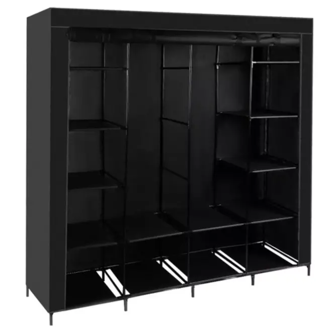 Ruhhy Opvouwbare Stoffen Kledingkast - 170x170 cm - Lichtgewicht & Praktisch