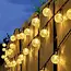 Gardlov Solar Lichtslinger 12m IP65 – Waterdichte Buitenverlichting met 100 LED-bollen