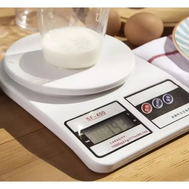 Ruhhy Keukenweegschaal 10kg – Elektronische Weegschaal met Hoge Precisie