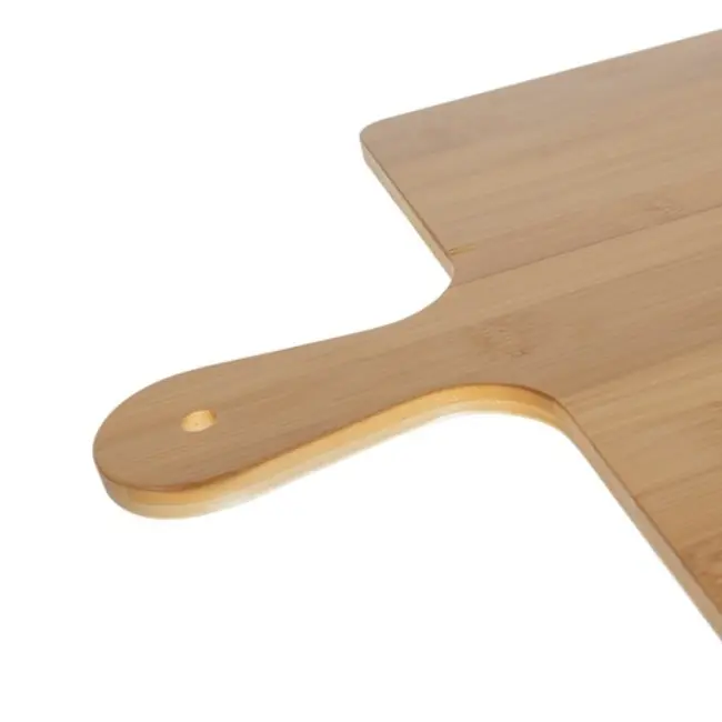 Ruhhy 2-in-1 Pizzasteen Set – Inclusief Bamboe Spatel voor Thuisbakken