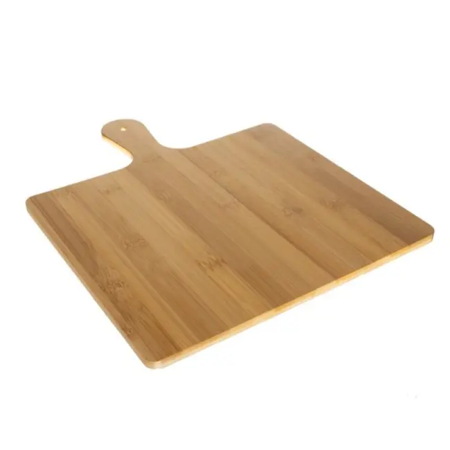 Ruhhy 2-in-1 Pizzasteen Set – Inclusief Bamboe Spatel voor Thuisbakken