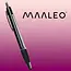 Maaleo Notitiepen Set – Uittrekbare Notitie – Stylus Functie – 6 Stuks