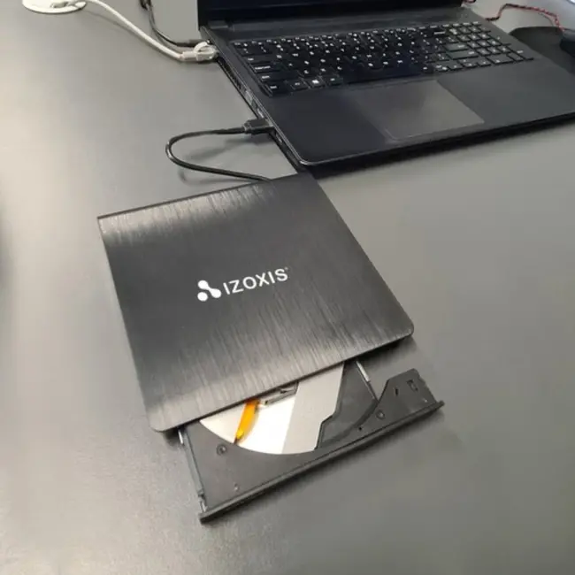 Izoxis CD/DVD Brander Extern – Plug & Play – Voor Windows en Mac