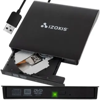 Izoxis CD/DVD Brander Extern – Plug & Play – Voor Windows en Mac