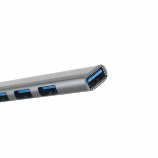 Izoxis 7-poorts USB Hub - USB 3.2 Gen.1 - Snelle Connectiviteit en Slank Aluminium Ontwerp