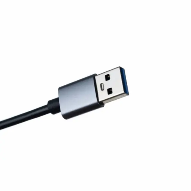 Izoxis 7-poorts USB Hub - USB 3.2 Gen.1 - Snelle Connectiviteit en Slank Aluminium Ontwerp