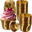 Ruhhy Gouden Muffin Cups - Set van 50 - Aluminium Vetbestendige Cupcakevormpjes